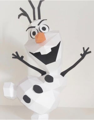 caja low poly frozen Boxes Boneco 3D low poly Frozen