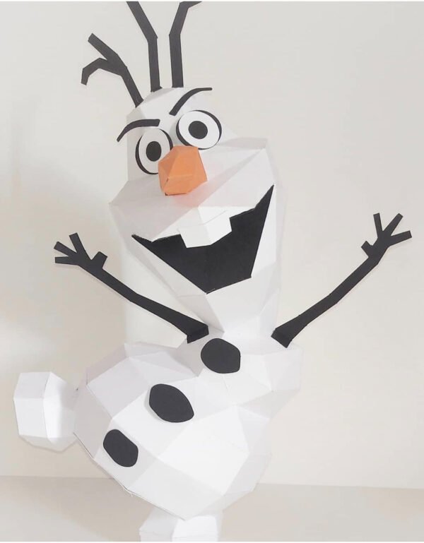 caja low poly frozen Boxes Boneco 3D low poly Frozen